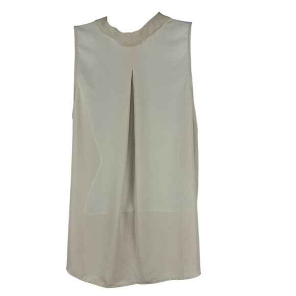 Violet & Claire Womens Sleeveless Beige Blouse Size M 100% Polyester - Picture 2 of 5